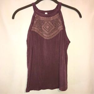 3/$10 Earthy Mauve Halter Top